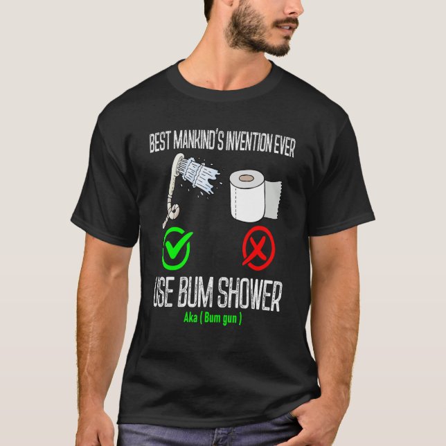Camiseta use a melhor invenção da humanidade do chá bum (Frente)
