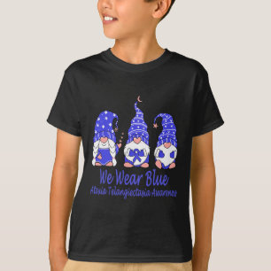 Camiseta Use Azul Para a Conscientização da Ataxia Telangie