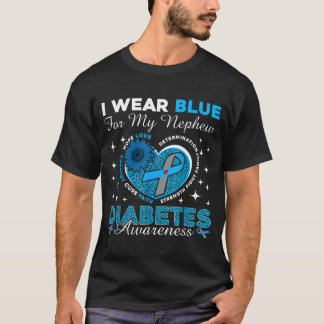 Camiseta Use azul para conscientização sobre diabetes do so