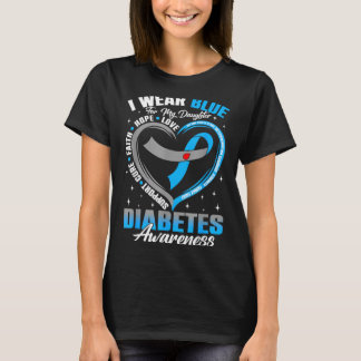 Camiseta Use azul para o dia de conscientização sobre diabe