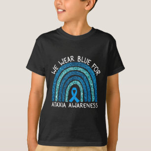 Camiseta Use Azul Para o Presente do Arco-íris de Conscient
