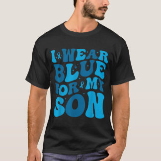 Camiseta Use Azul Pelo Meu Filho T1d Conscientização Sobre