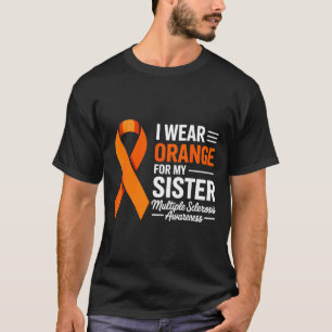 Camiseta Use laranja pela irmã esclerose múltipla
