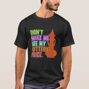 Camiseta Use Minha Voz de Cerâmica Artista de Argila Gráfic