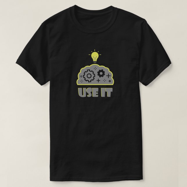 Camiseta Use o cérebro (Frente do Design)