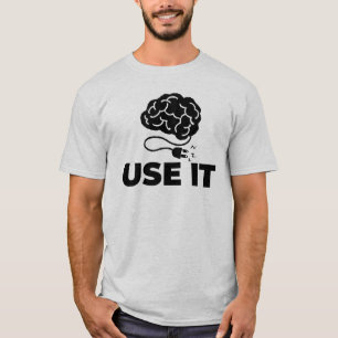 Camiseta Use-o - Design do cérebro