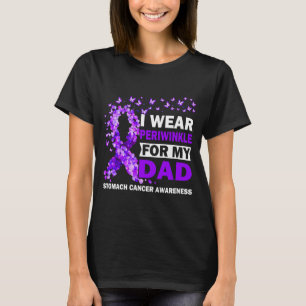 Camiseta Use Periwinkle Pelo Meu Pai Conscientização do Cân