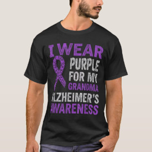 Camiseta Use roxo pela conscientização da doença de alzheim
