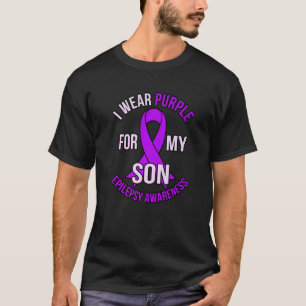 Camiseta Use Roxo Pelo Mês de Conscientização sobre Epileps