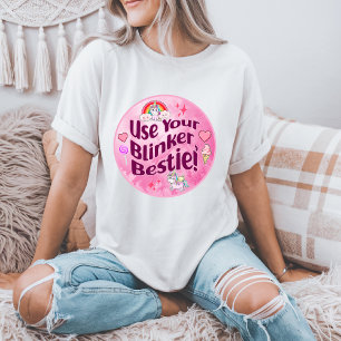 Camiseta Use Seu Cega, Bestie! Coração de Melhores Amigos d