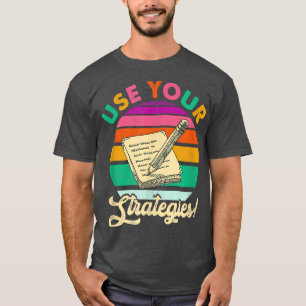 Camiseta Use seu professor no dia do teste de estratégias e