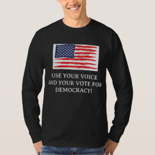 Camiseta Use sua voz e vote