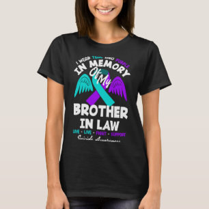 Camiseta Use Verde Água E Roxo Em Memória Do Cunhado