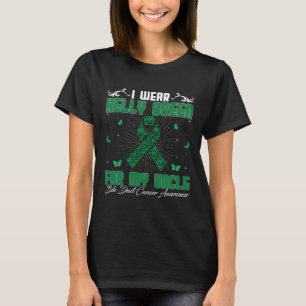 Camiseta Use Verde Kelly Para a Consciência do Cancro do Du