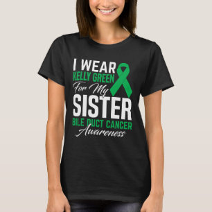 Camiseta Use Verde Kelly Pelo Meu Câncer De Ducto Biliar Da