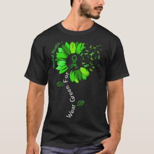 Camiseta Use Verde Para Laço Verde Conscientização da Saúde