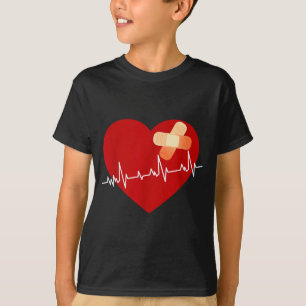 Camiseta Use Vermelho Neste Fevereiro Para a Conscientizaçã