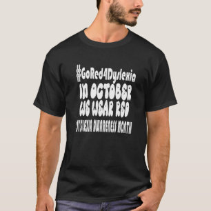 Camiseta Use Vermelho para Apoiar no Mês de Conscientização
