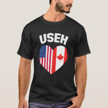 USEH America Canada Flag Funny American