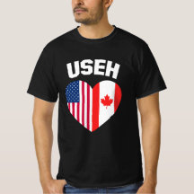 USEH America Canada Flag Funny American