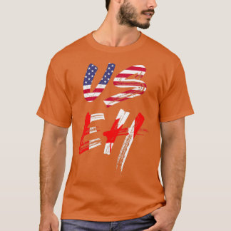 Camiseta USEH America Canada Flag Funny American 1