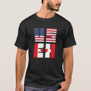 Camiseta USEH EUA Bandeira Canadense Friendt Patrio