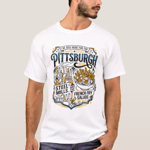 Camiseta Usinas Siderúrgicas de Pittsburgh e Saladas de Bat