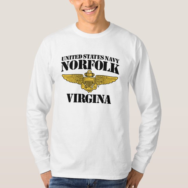 Camiseta USN Norfolk Virgina T-Shirt (Frente)