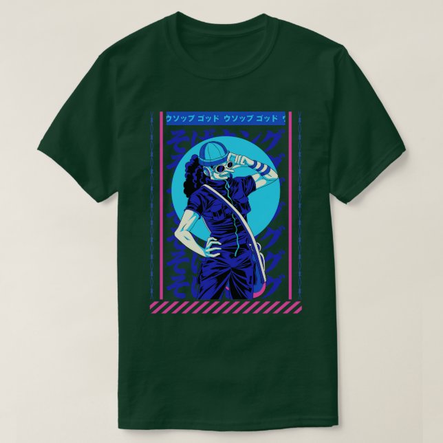 Camiseta Usopp TShirtUsopp TShirtby Kakkoii Art (Frente do Design)