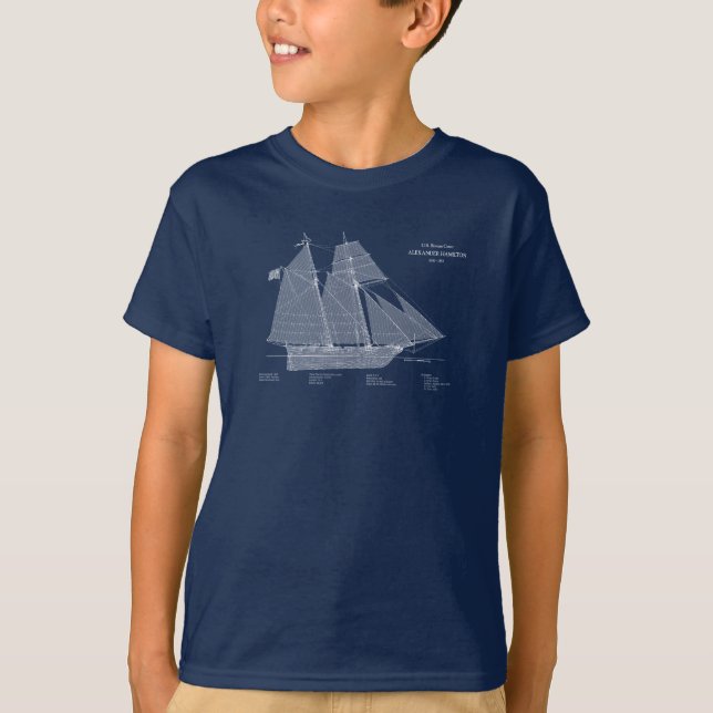 Camiseta USRC Alexander Hamilton - ABD (Frente)