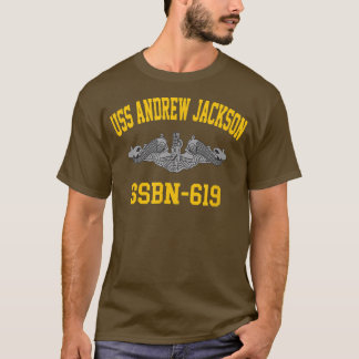 Camiseta USS Andrew Jackson SSBN619 2998