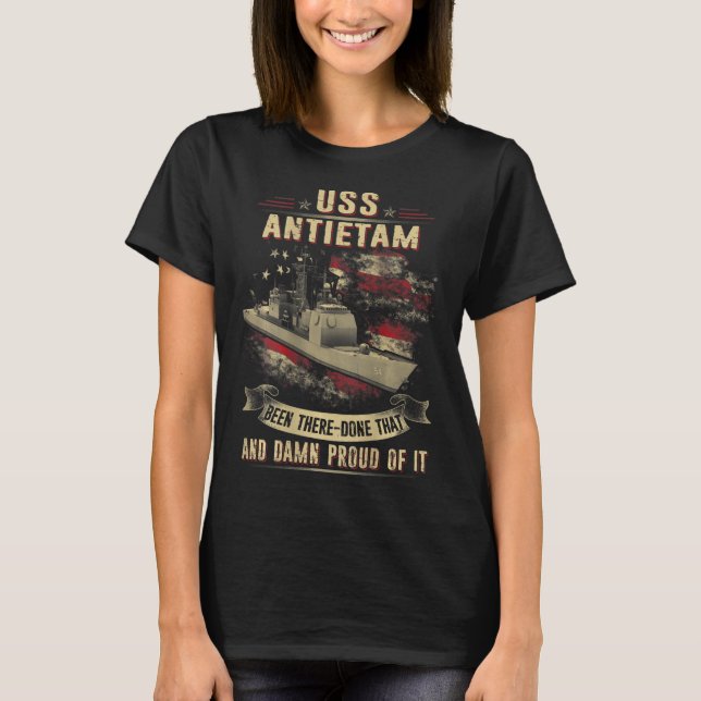Camiseta USS Antietam (CG- 54) (Frente)