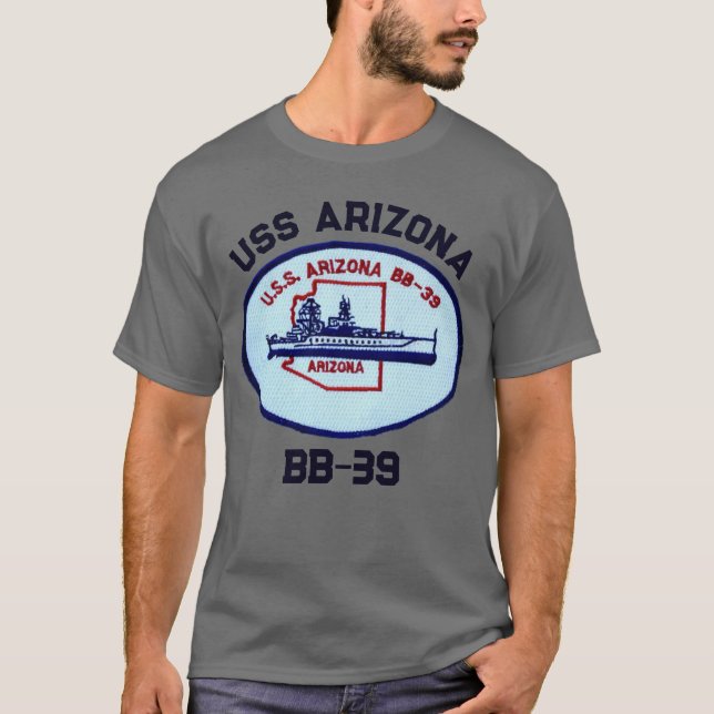 Camiseta USS Arizona (BB-39)  (Frente)