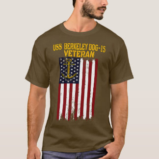 Camiseta USS Berkeley DDG15 Destroyer Veterans Day Pais
