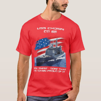 Camiseta USS Chosin CG65 Class Cruiser American Flag Vetera