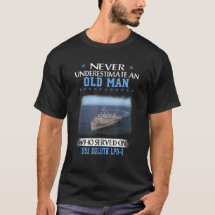Camiseta USS Duluth LPD 6 Veteranos Dia Pai Presente