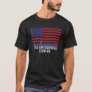 Camiseta USS Enterprise CVN 65 Transportadora de Aeronaves