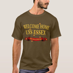 Camiseta USS Essex Home bem-vindo