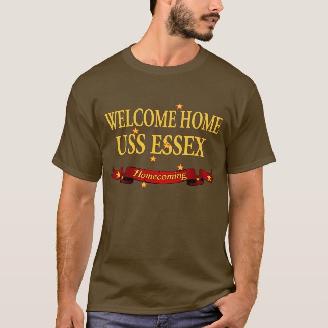 Camiseta USS Essex Home bem-vindo (Frente)