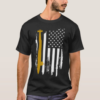 Camiseta USS Florida SSGN728 Sub-Marine American Flag