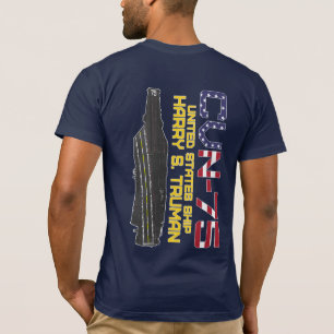 Camiseta USS HARRY S. T-Shirt TRUMAN CVN-75