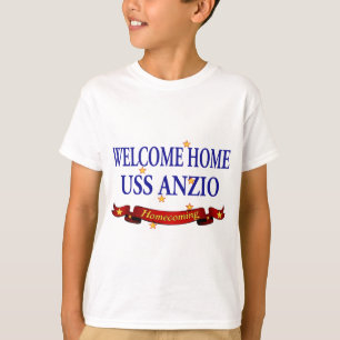 Camiseta USS Home bem-vindo Anzio