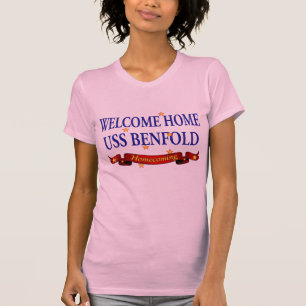 Camiseta USS Home bem-vindo Benfold