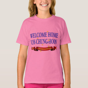 Camiseta USS Home bem-vindo Chung-Hoon
