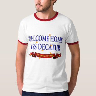 Camiseta USS Home bem-vindo Decatur