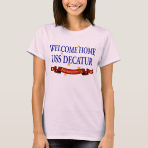 Camiseta USS Home bem-vindo Decatur