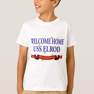 Camiseta USS Home bem-vindo Elrod