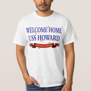 Camiseta USS Home bem-vindo Howard
