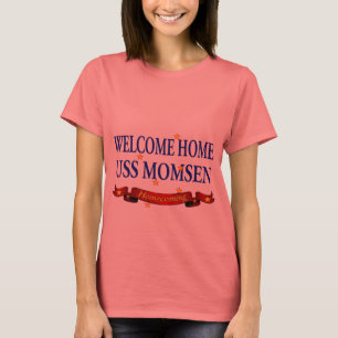 Camiseta USS Home bem-vindo Momsen