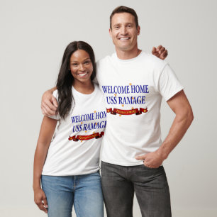 Camiseta USS Home bem-vindo Ramage